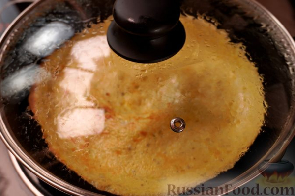 Куриные зразы с омлетом