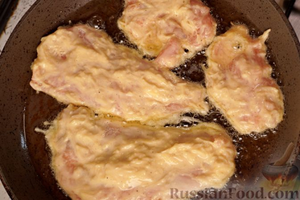 Куриные шницели по-старочешски