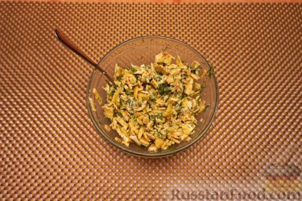 Куриные зразы с омлетом