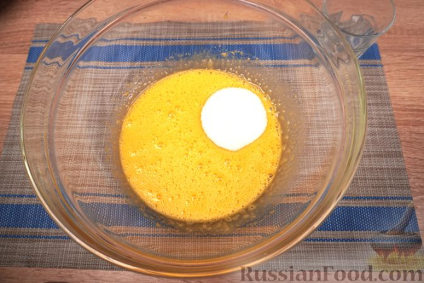 Суфле из клубники, с голубикой