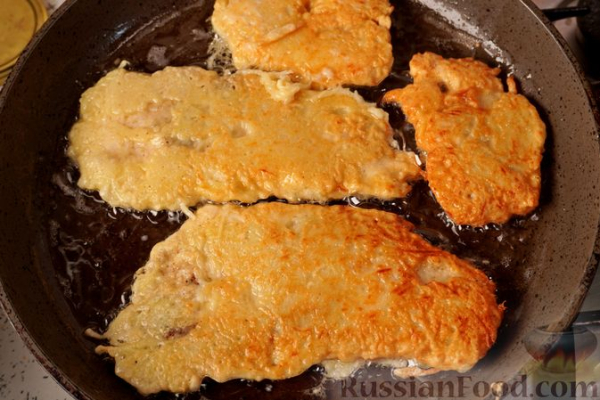 Куриные шницели по-старочешски