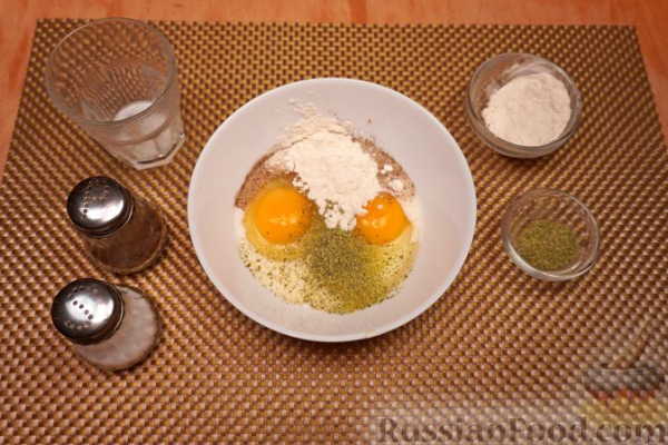 Куриные зразы с омлетом
