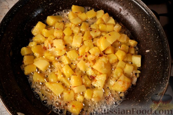 Омлет с картофелем, запечённый в духовке