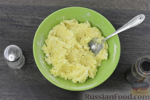 Овощной суп с картофельно-сырными галушками