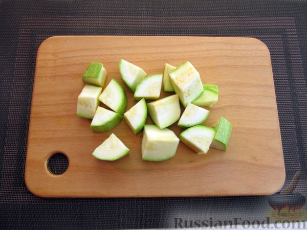 Закусочный кабачковый торт