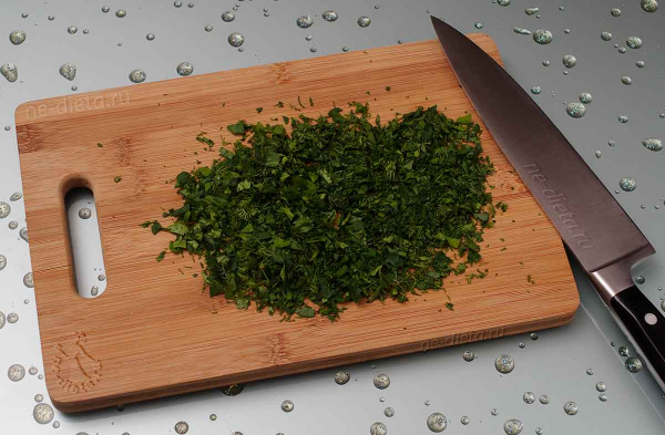 Стручковая фасоль с яйцом