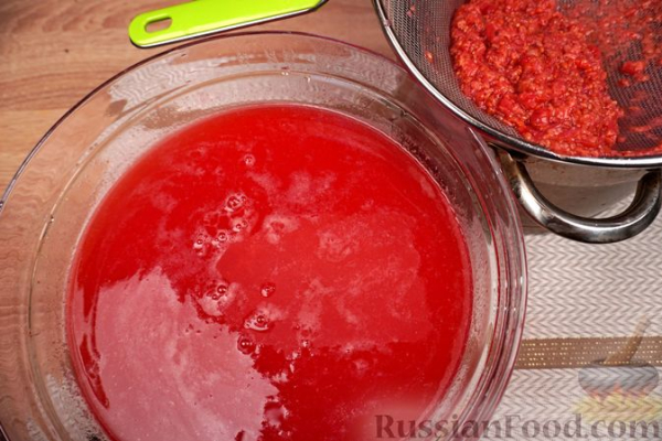 Смородиновый шербет с ягодным ассорти