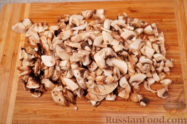 Фаршированные кабачки с мясом и грибами