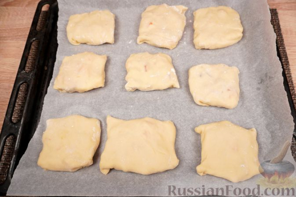 Плацинды с персиками и абрикосами (в духовке)