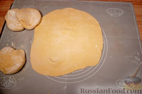 Плацинды с персиками и абрикосами (в духовке)