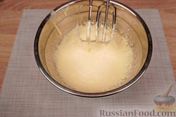 Сарагли с заварным кремом и персиками