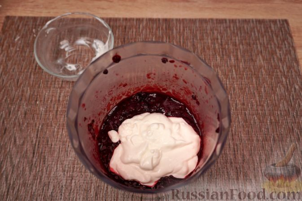 Ежевичное мороженое