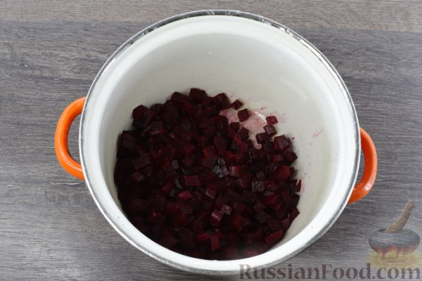Холодный свекольный суп