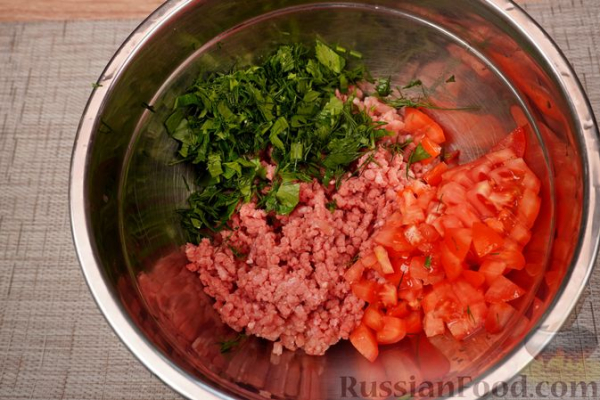 Фаршированные кабачки с мясом и грибами