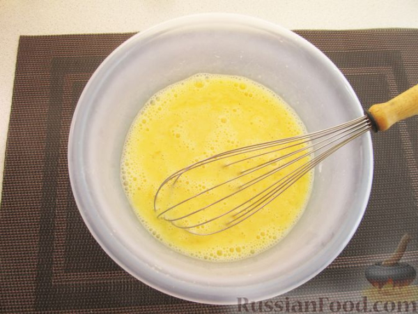 Запечённые кабачки в яично-молочной заливке, с сыром