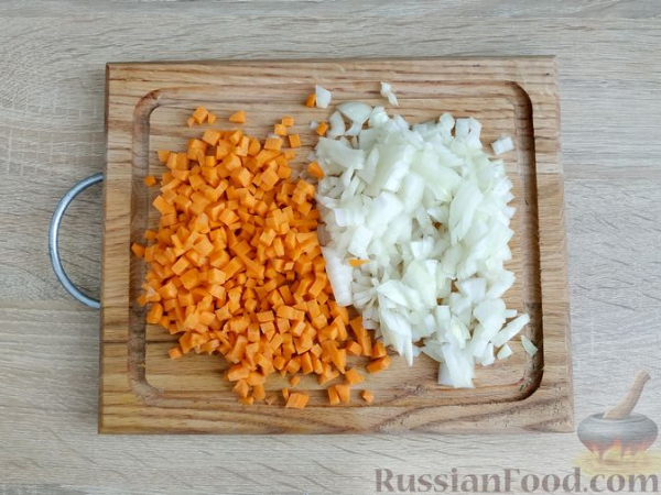Кабачки, фаршированные булгуром, шампиньонами и морковью (в духовке)
