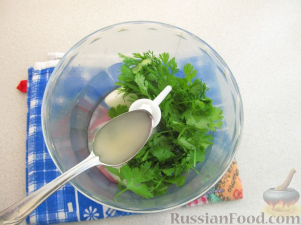 Баклажаны с ореховым соусом по-грузински