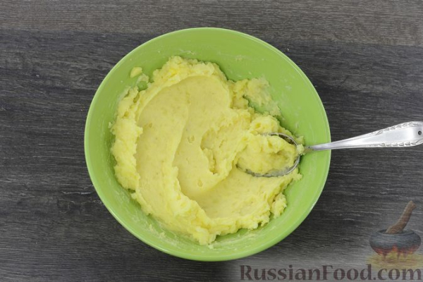 Овощной суп с картофельно-сырными галушками
