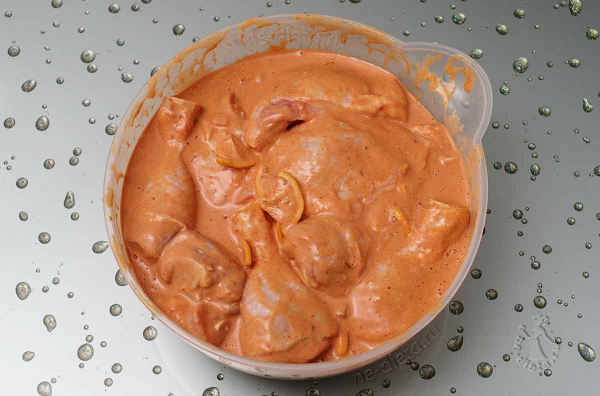Курица на мангале