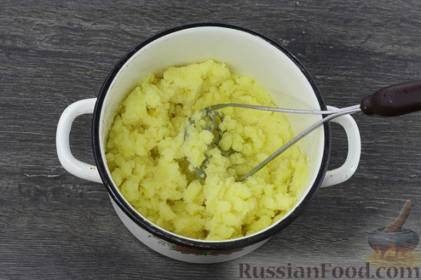 Овощной суп с картофельно-сырными галушками