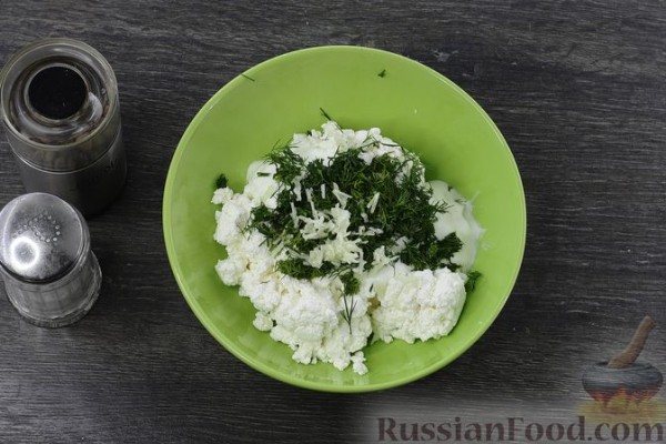 Рулетики из кабачков с курицей