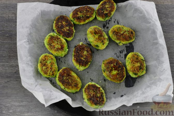 Котлеты с кабачками и картошкой