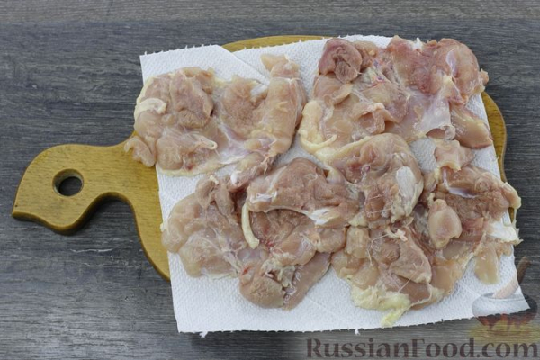 Птитим с курицей и шпинатом
