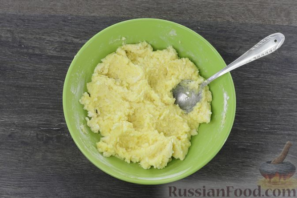 Овощной суп с картофельно-сырными галушками