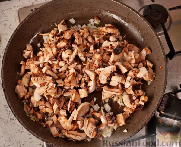 Фаршированные кабачки с мясом и грибами