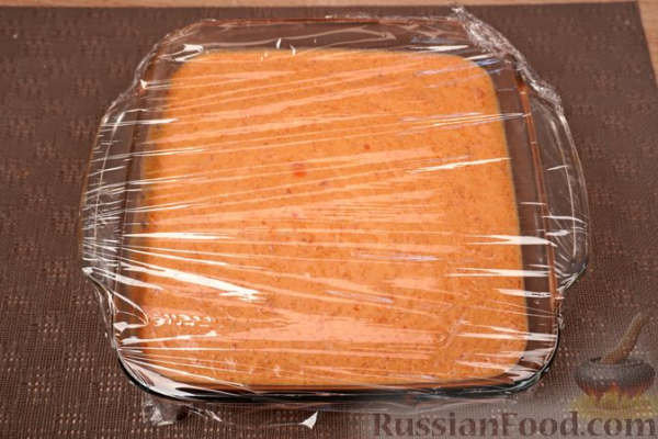 Абрикосовое мороженое с шоколадным ганашем
