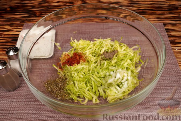 Запеканка из кабачков с брынзой