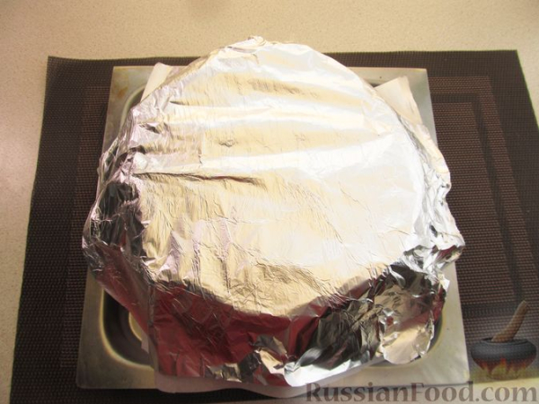 Заливной миндальный пирог с яйцами и зелёным луком (без муки)