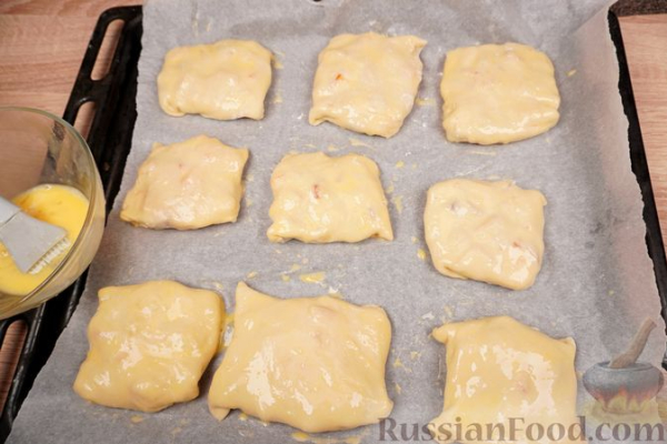 Плацинды с персиками и абрикосами (в духовке)
