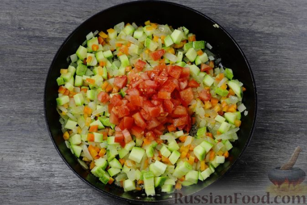 Овощное рагу с пшеном