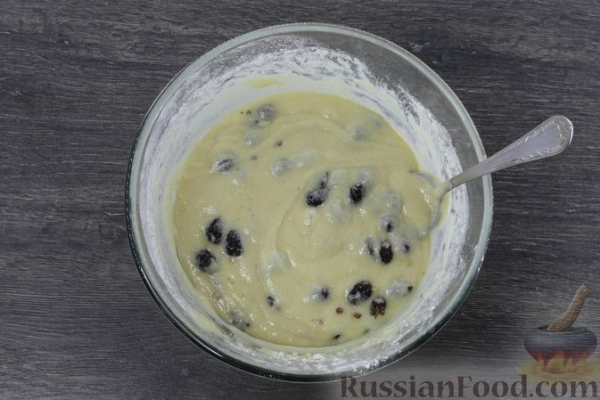 Маффины с шелковицей