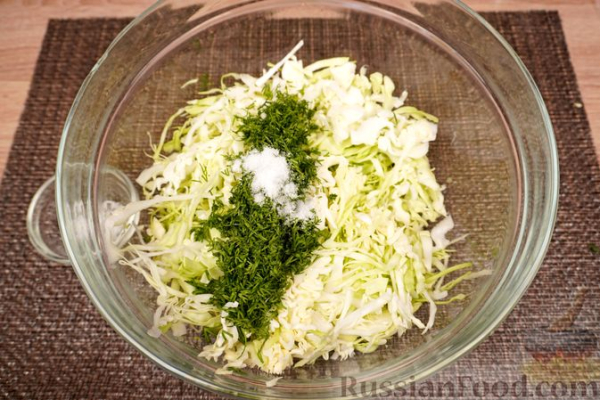 Капустный салат с хреном