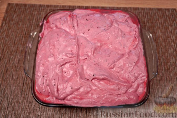 Ежевичное мороженое