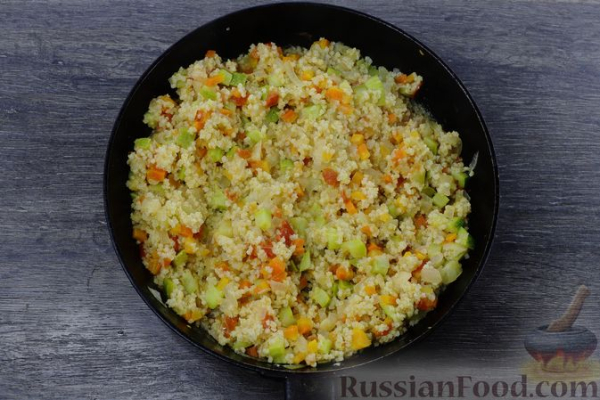 Овощное рагу с пшеном