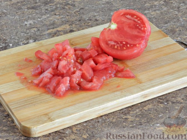 Перец, фаршированный баклажанами