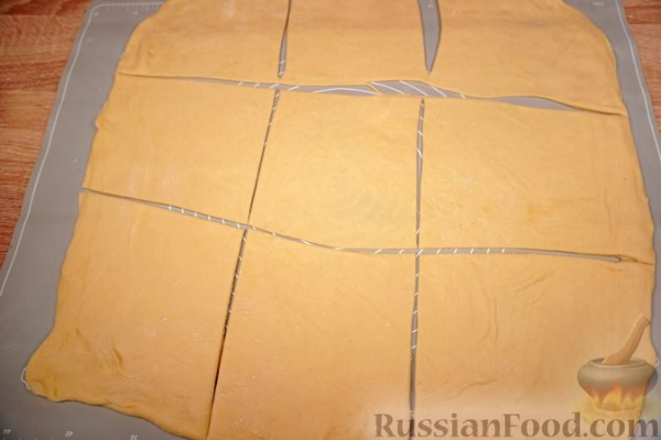 Плацинды с персиками и абрикосами (в духовке)