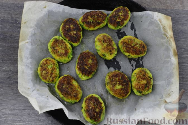 Котлеты с кабачками и картошкой