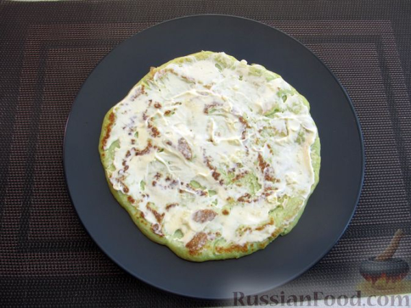 Закусочный кабачковый торт
