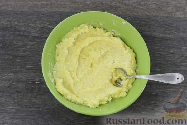 Овощной суп с картофельно-сырными галушками