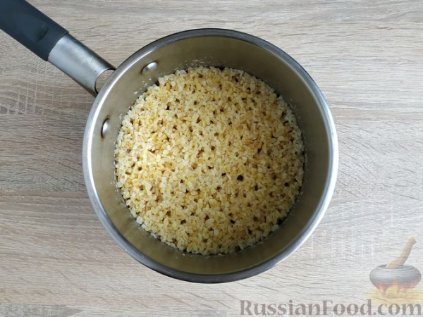 Кабачки, фаршированные булгуром, шампиньонами и морковью (в духовке)