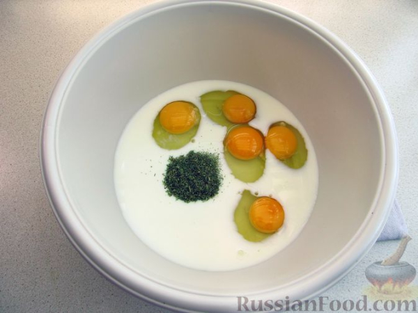 Блинные рулетики с кабачками и сыром (в духовке)