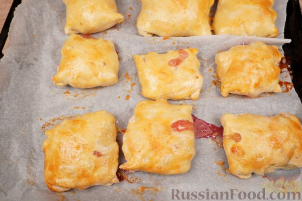 Плацинды с персиками и абрикосами (в духовке)